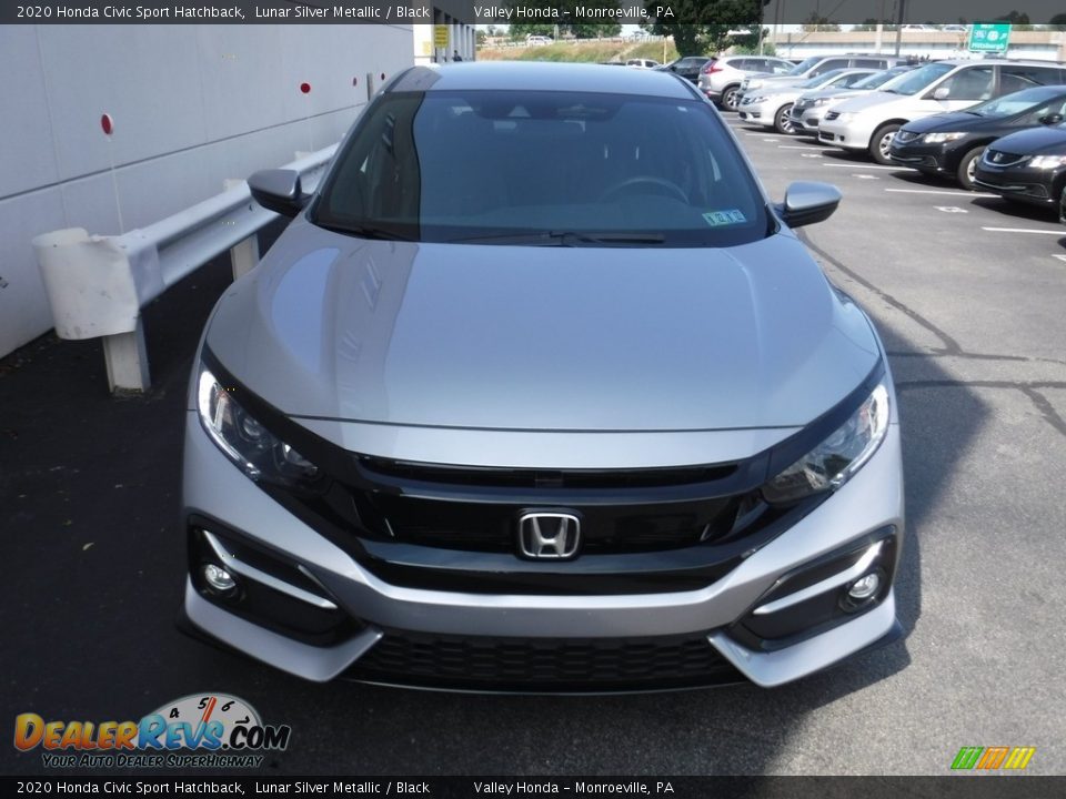 2020 Honda Civic Sport Hatchback Lunar Silver Metallic / Black Photo #3