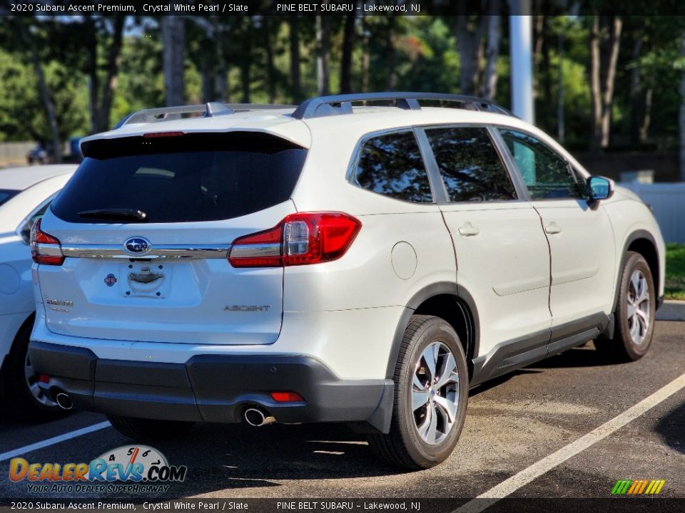 2020 Subaru Ascent Premium Crystal White Pearl / Slate Photo #9