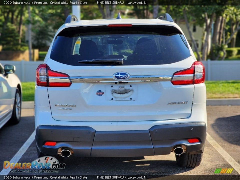 2020 Subaru Ascent Premium Crystal White Pearl / Slate Photo #10