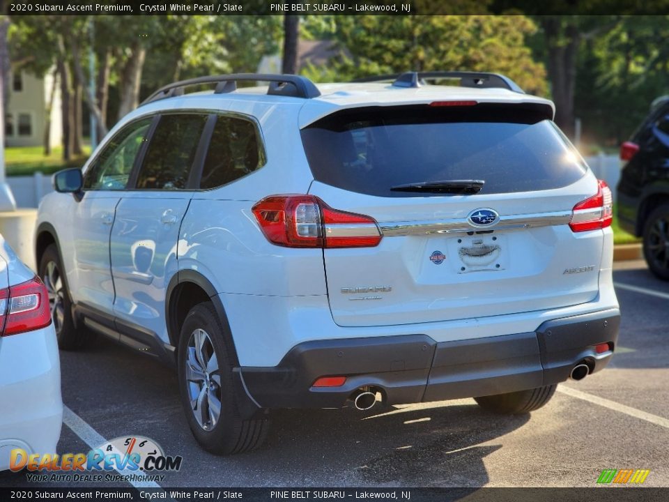 2020 Subaru Ascent Premium Crystal White Pearl / Slate Photo #11