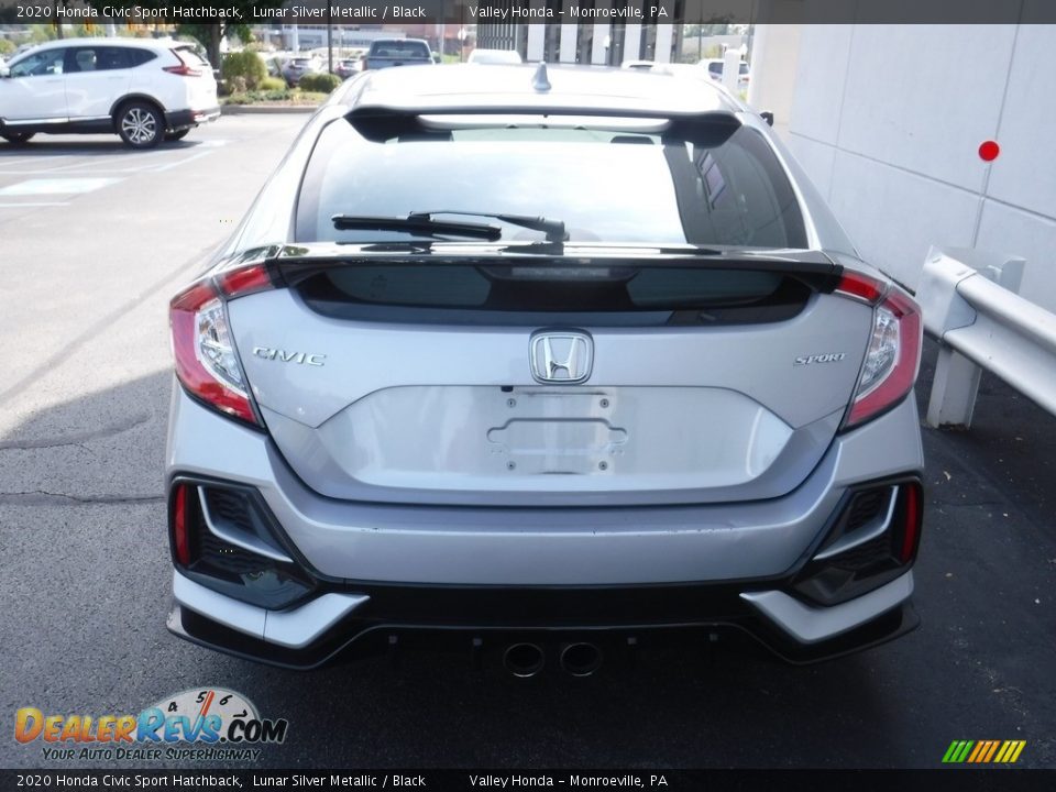 2020 Honda Civic Sport Hatchback Lunar Silver Metallic / Black Photo #7