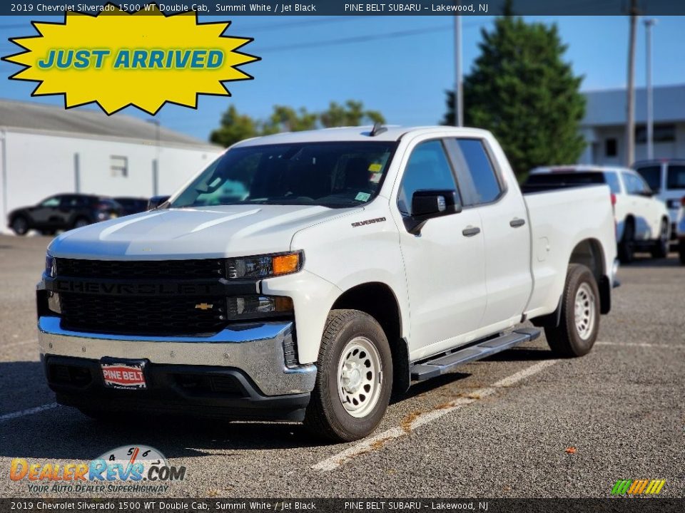 2019 Chevrolet Silverado 1500 WT Double Cab Summit White / Jet Black Photo #1