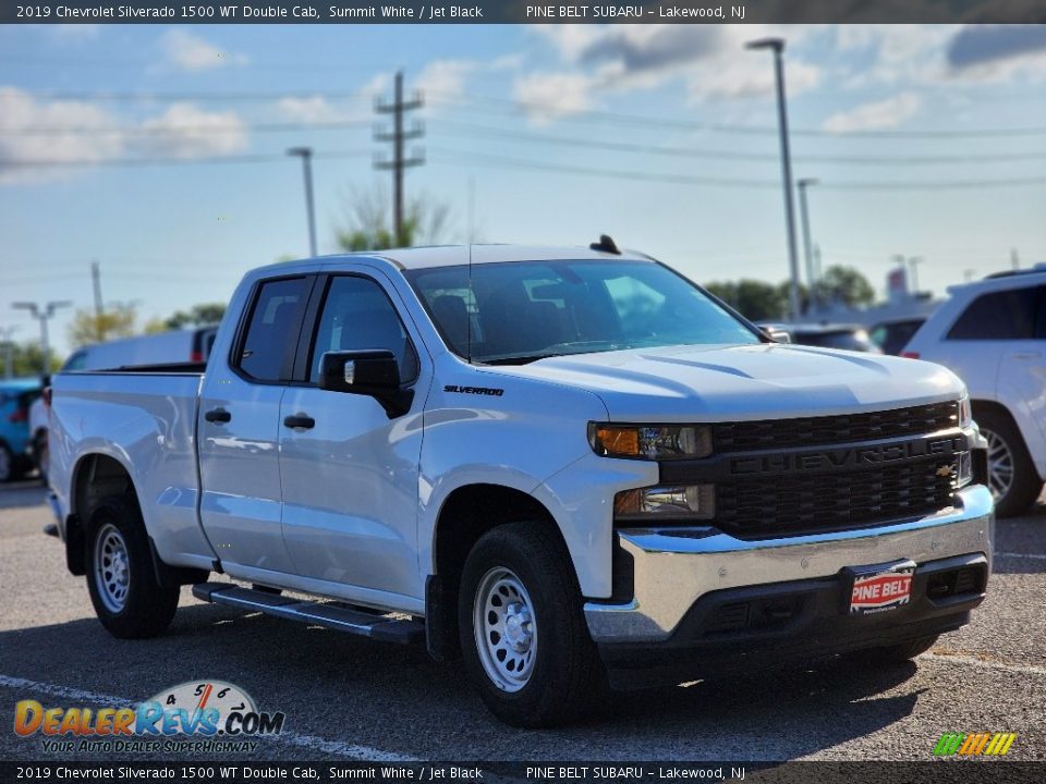 2019 Chevrolet Silverado 1500 WT Double Cab Summit White / Jet Black Photo #4