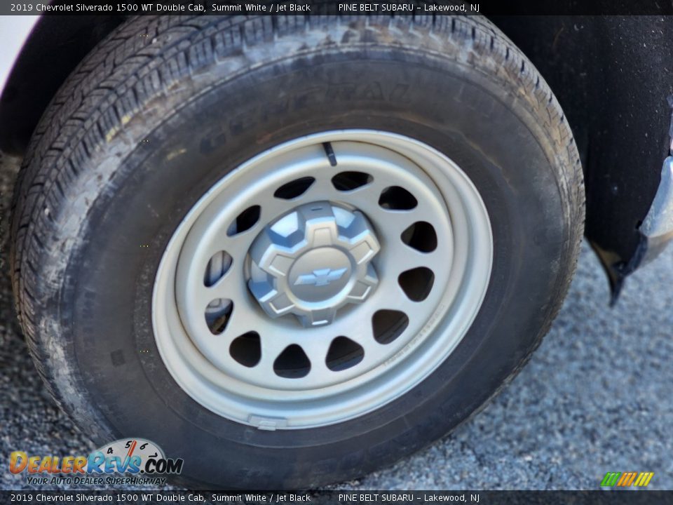 2019 Chevrolet Silverado 1500 WT Double Cab Summit White / Jet Black Photo #6