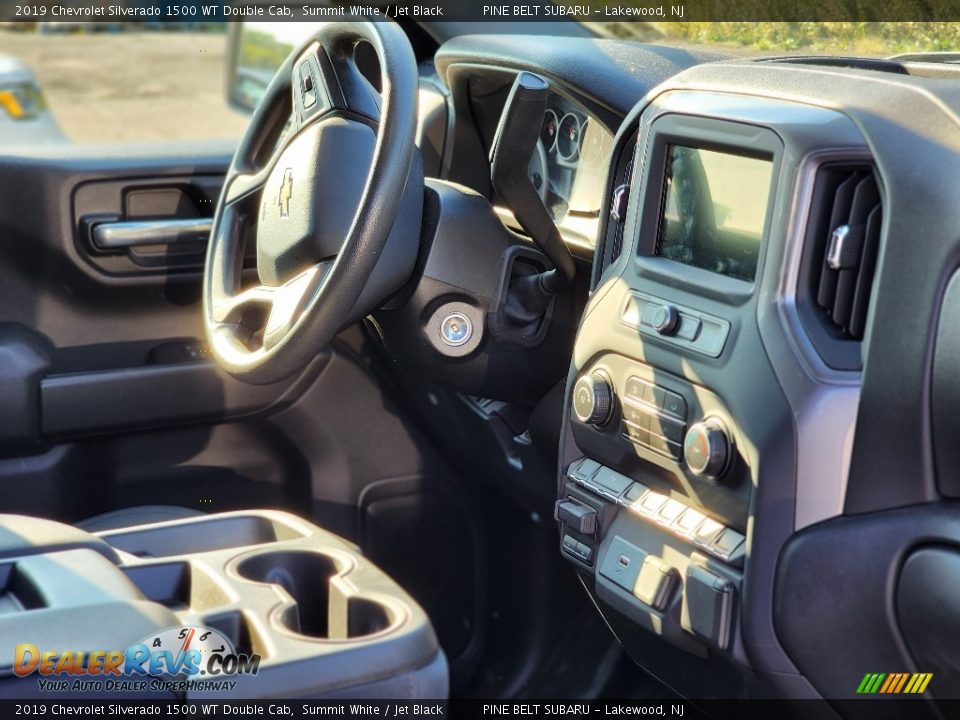 2019 Chevrolet Silverado 1500 WT Double Cab Summit White / Jet Black Photo #7