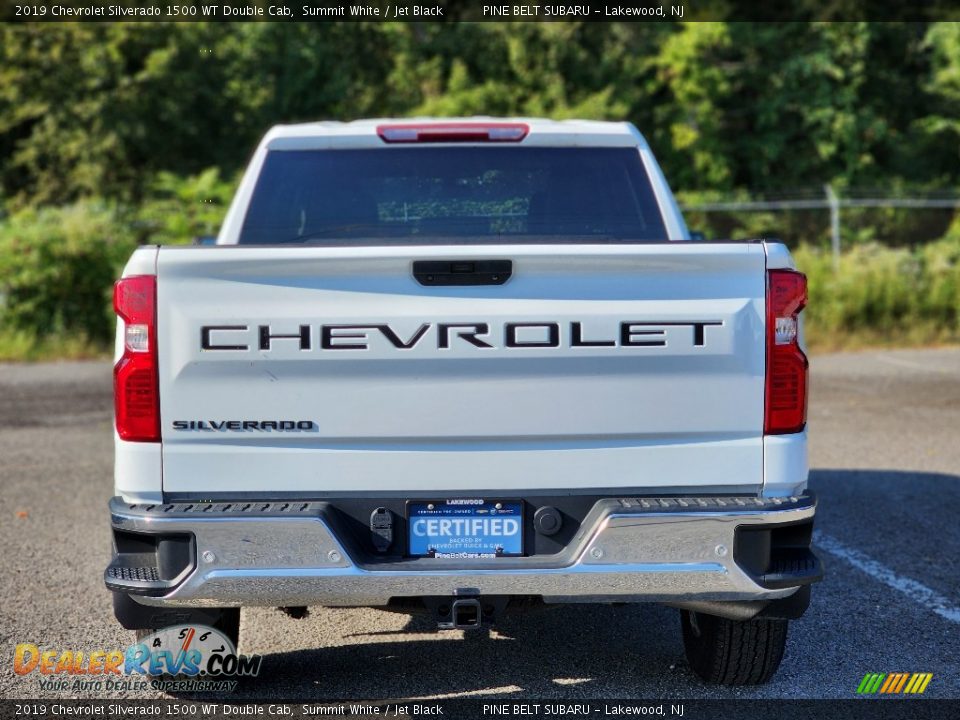 2019 Chevrolet Silverado 1500 WT Double Cab Summit White / Jet Black Photo #10