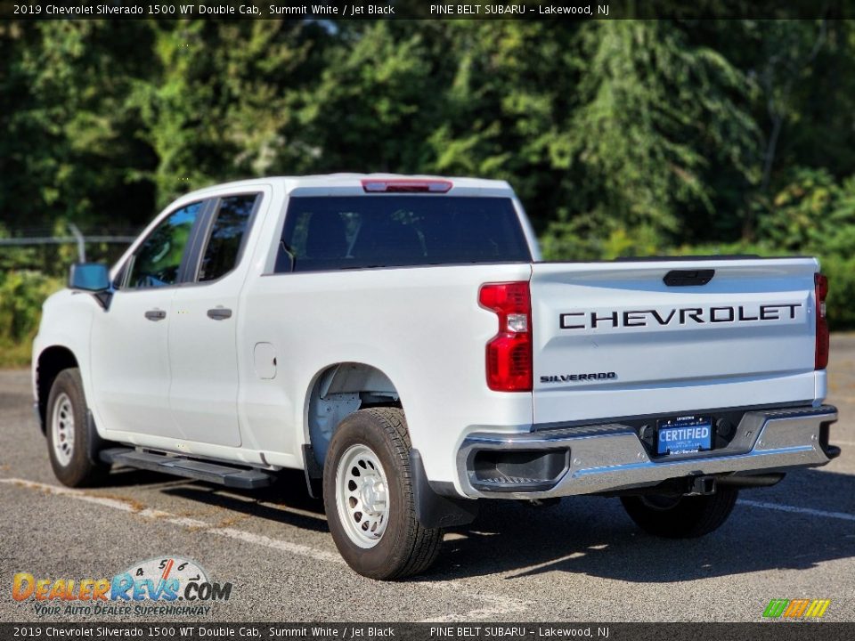 2019 Chevrolet Silverado 1500 WT Double Cab Summit White / Jet Black Photo #11