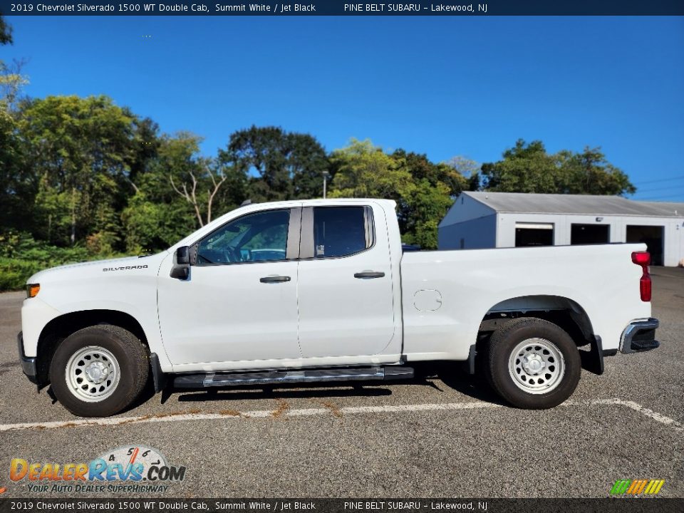 2019 Chevrolet Silverado 1500 WT Double Cab Summit White / Jet Black Photo #12