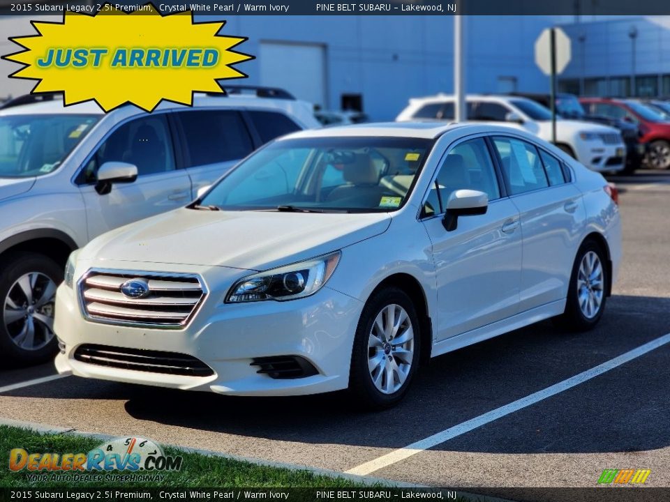 2015 Subaru Legacy 2.5i Premium Crystal White Pearl / Warm Ivory Photo #1