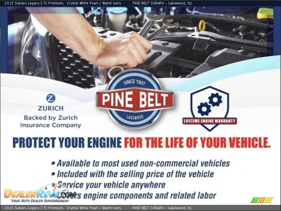 Dealer Info of 2015 Subaru Legacy 2.5i Premium Photo #2