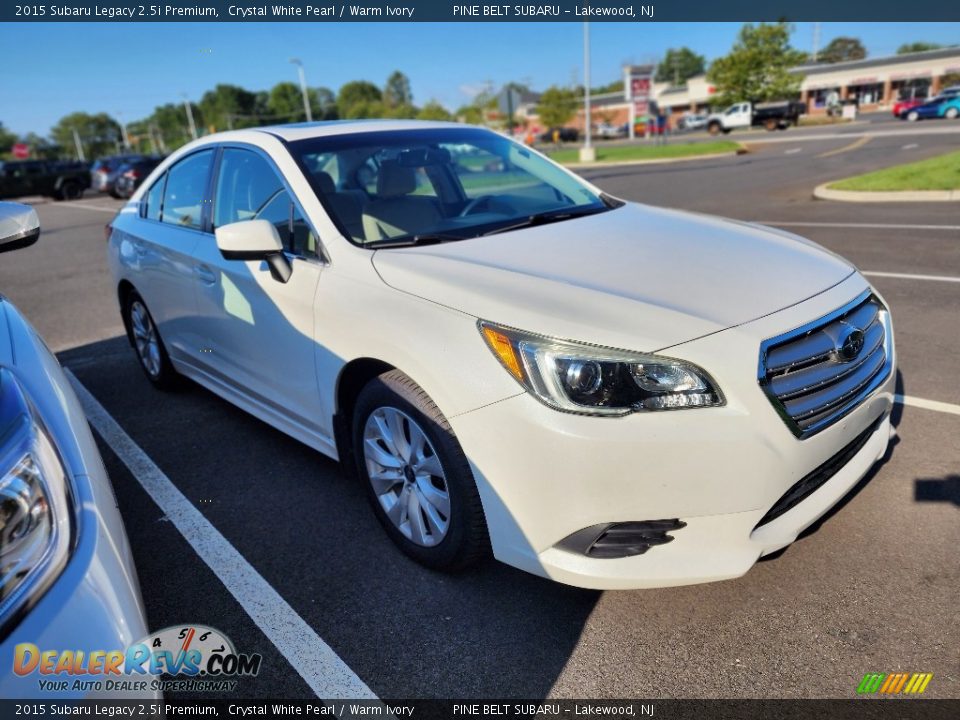2015 Subaru Legacy 2.5i Premium Crystal White Pearl / Warm Ivory Photo #4