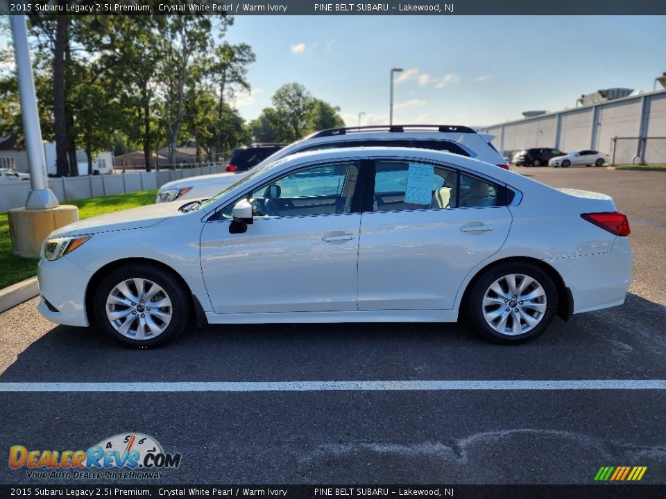 Crystal White Pearl 2015 Subaru Legacy 2.5i Premium Photo #8