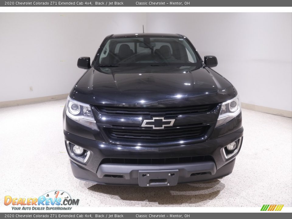 2020 Chevrolet Colorado Z71 Extended Cab 4x4 Black / Jet Black Photo #2