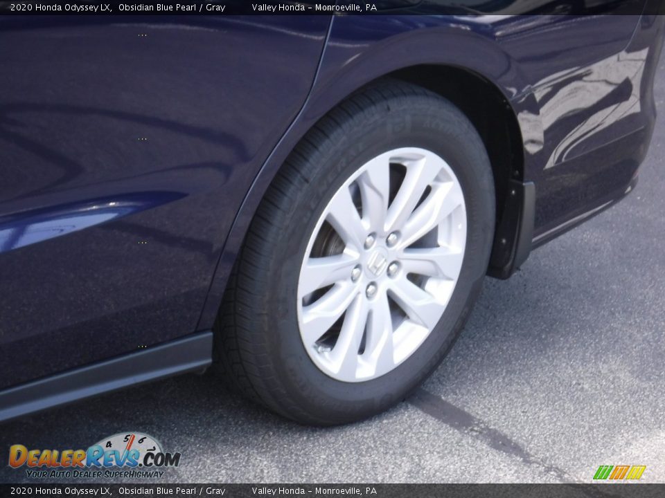2020 Honda Odyssey LX Obsidian Blue Pearl / Gray Photo #3