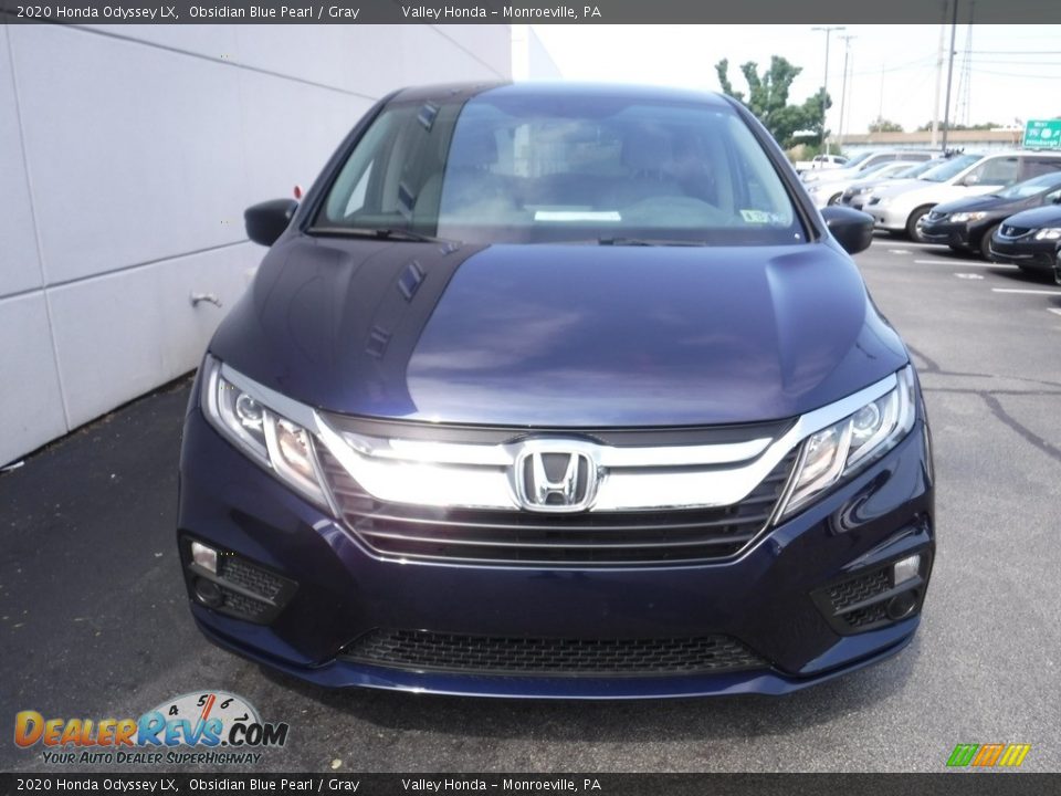 2020 Honda Odyssey LX Obsidian Blue Pearl / Gray Photo #4