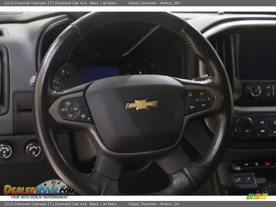 2020 Chevrolet Colorado Z71 Extended Cab 4x4 Black / Jet Black Photo #8