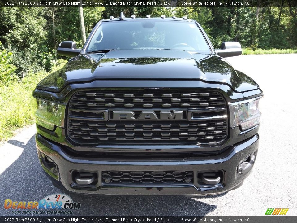 2022 Ram 2500 Big Horn Crew Cab Night Edition 4x4 Diamond Black Crystal Pearl / Black Photo #3