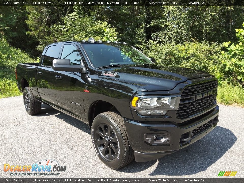 Front 3/4 View of 2022 Ram 2500 Big Horn Crew Cab Night Edition 4x4 Photo #4