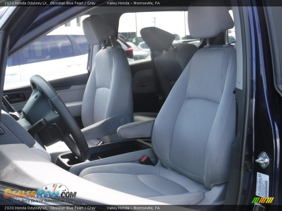 2020 Honda Odyssey LX Obsidian Blue Pearl / Gray Photo #12