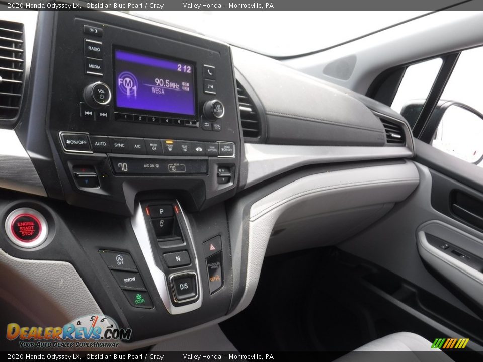 2020 Honda Odyssey LX Obsidian Blue Pearl / Gray Photo #14