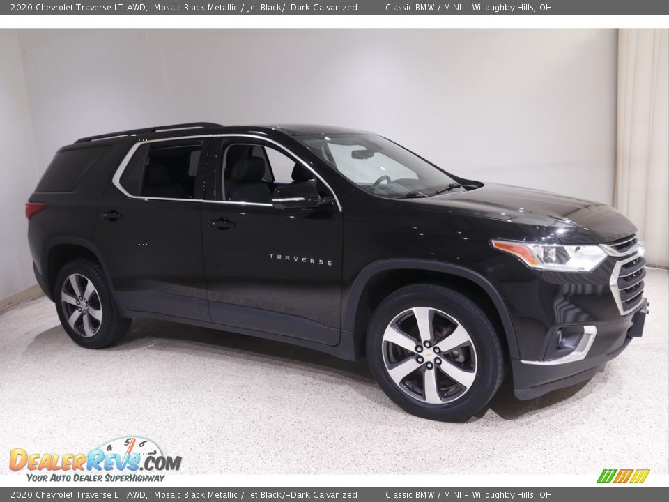 2020 Chevrolet Traverse LT AWD Mosaic Black Metallic / Jet Black/­Dark Galvanized Photo #1