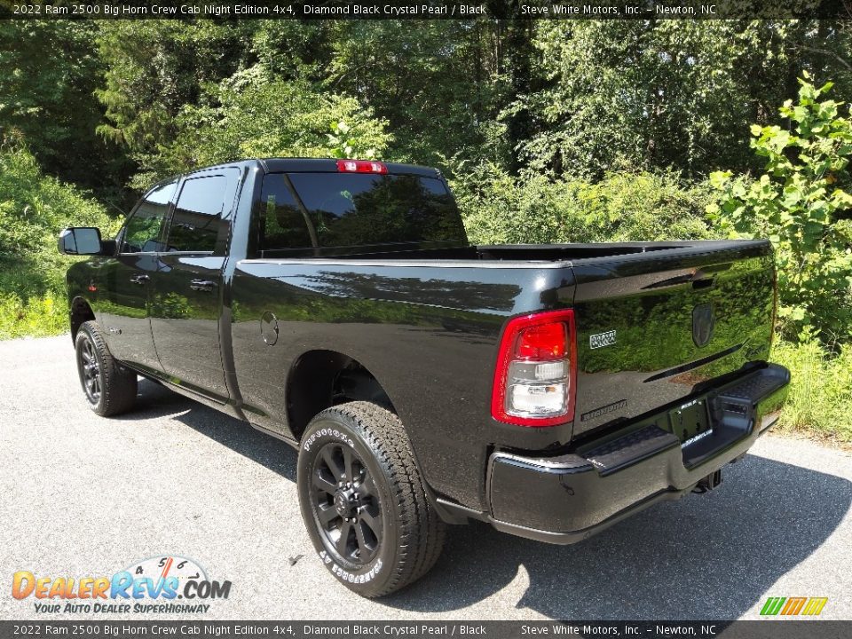 2022 Ram 2500 Big Horn Crew Cab Night Edition 4x4 Diamond Black Crystal Pearl / Black Photo #9