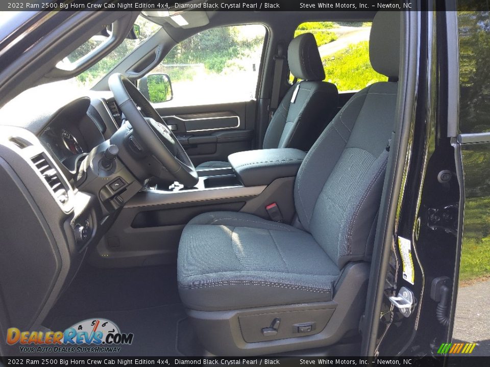 Front Seat of 2022 Ram 2500 Big Horn Crew Cab Night Edition 4x4 Photo #11