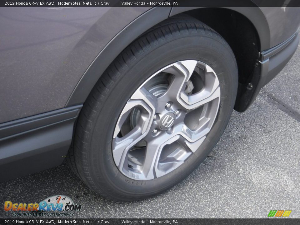 2019 Honda CR-V EX AWD Modern Steel Metallic / Gray Photo #4