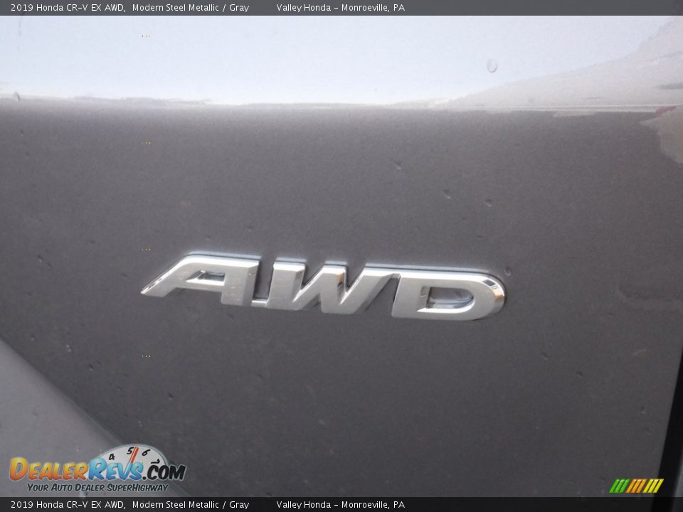 2019 Honda CR-V EX AWD Modern Steel Metallic / Gray Photo #8