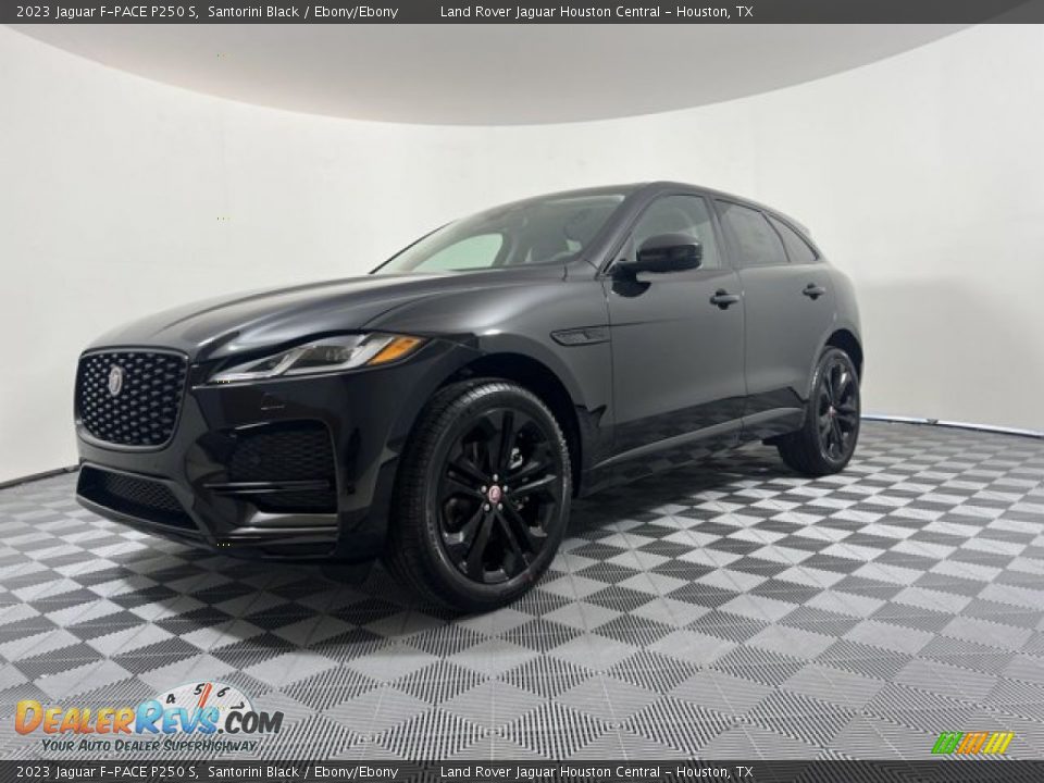 2023 Jaguar F-PACE P250 S Santorini Black / Ebony/Ebony Photo #1