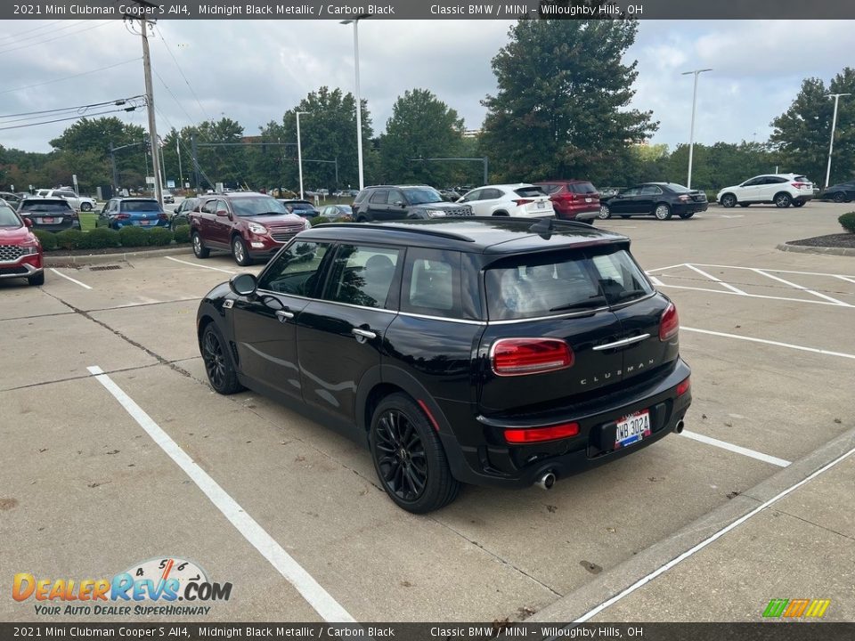 2021 Mini Clubman Cooper S All4 Midnight Black Metallic / Carbon Black Photo #2