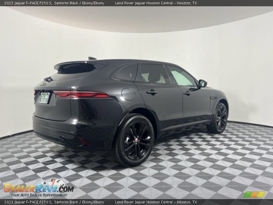 2023 Jaguar F-PACE P250 S Santorini Black / Ebony/Ebony Photo #2