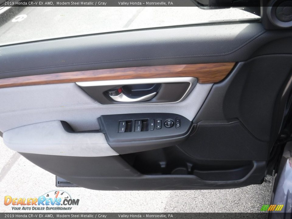 2019 Honda CR-V EX AWD Modern Steel Metallic / Gray Photo #11