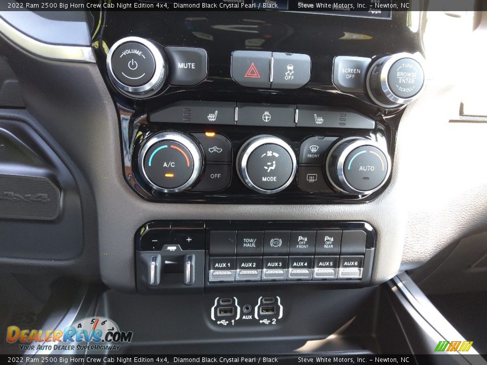 Controls of 2022 Ram 2500 Big Horn Crew Cab Night Edition 4x4 Photo #27