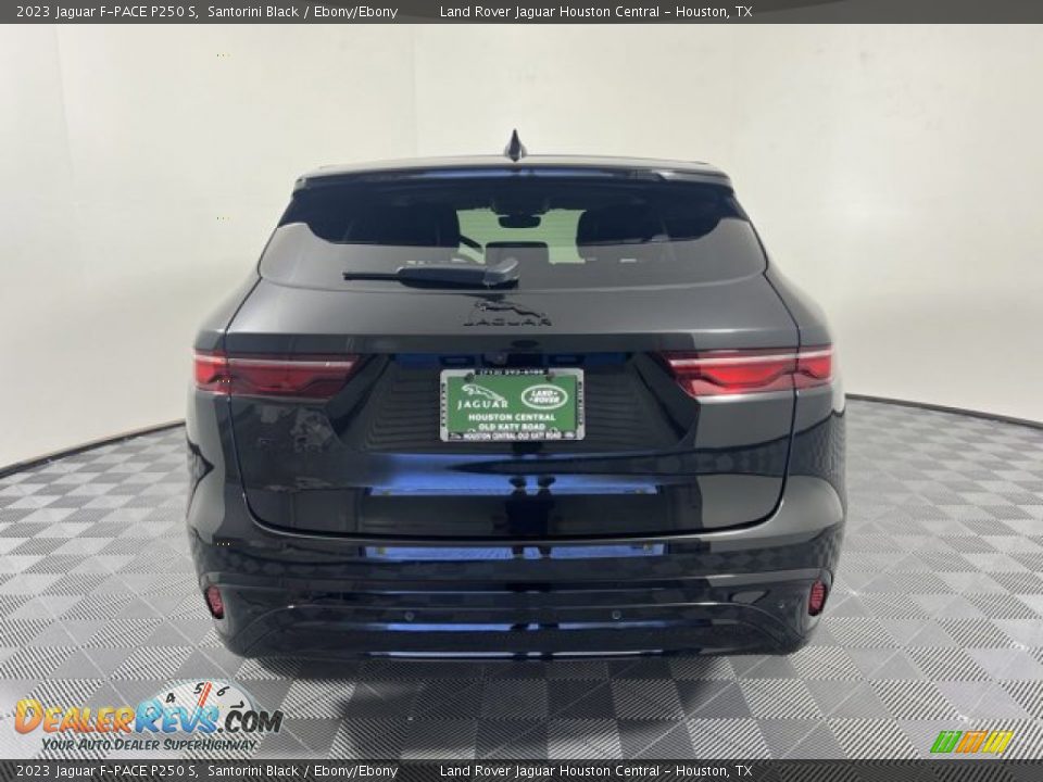 2023 Jaguar F-PACE P250 S Santorini Black / Ebony/Ebony Photo #6