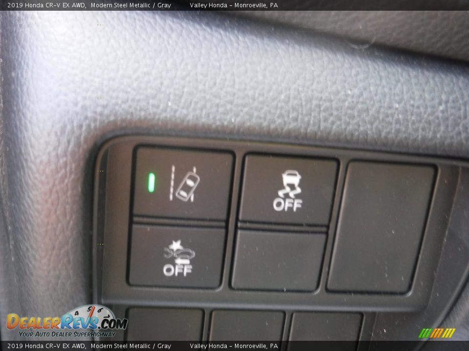 2019 Honda CR-V EX AWD Modern Steel Metallic / Gray Photo #13