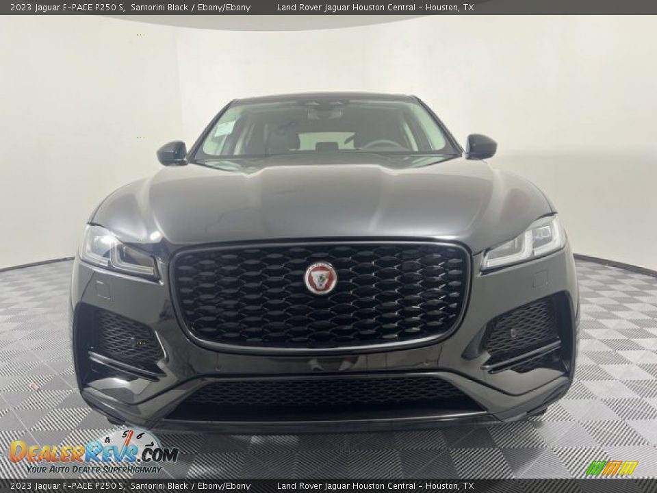 2023 Jaguar F-PACE P250 S Santorini Black / Ebony/Ebony Photo #7