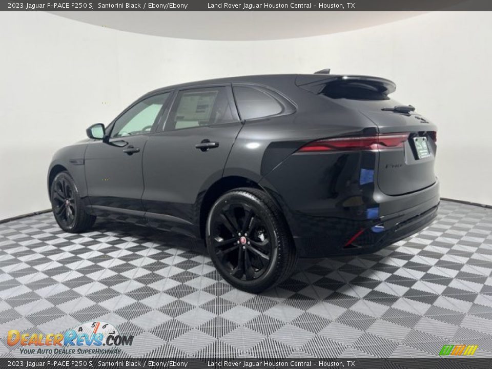 2023 Jaguar F-PACE P250 S Santorini Black / Ebony/Ebony Photo #9