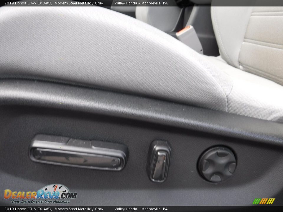 2019 Honda CR-V EX AWD Modern Steel Metallic / Gray Photo #15