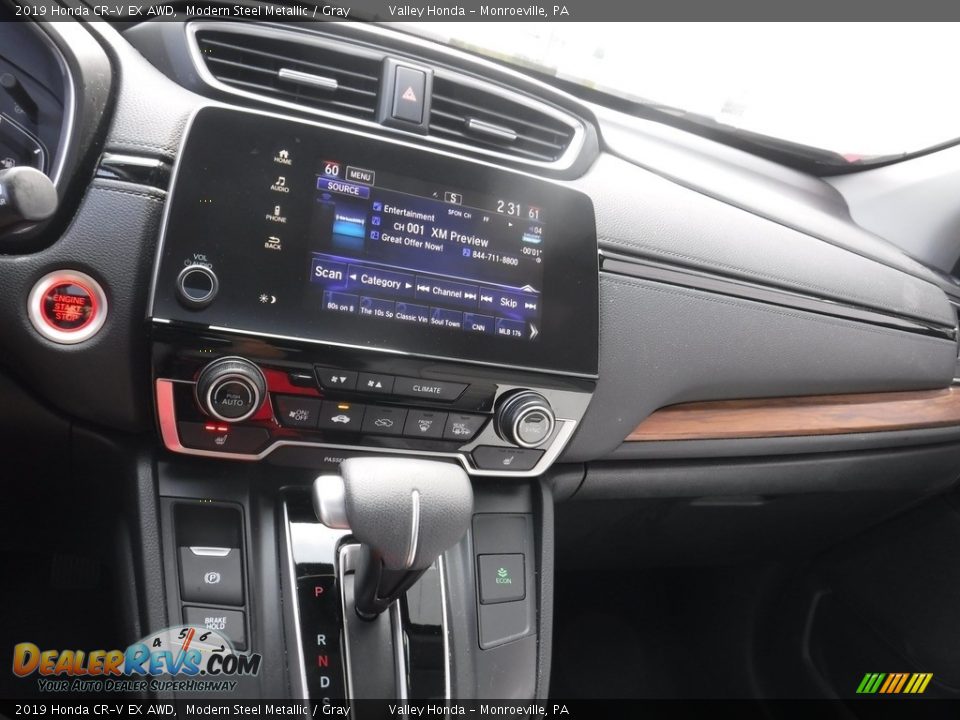2019 Honda CR-V EX AWD Modern Steel Metallic / Gray Photo #17