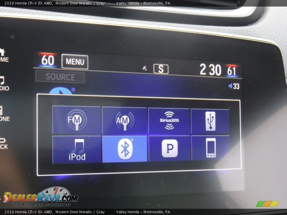 2019 Honda CR-V EX AWD Modern Steel Metallic / Gray Photo #18