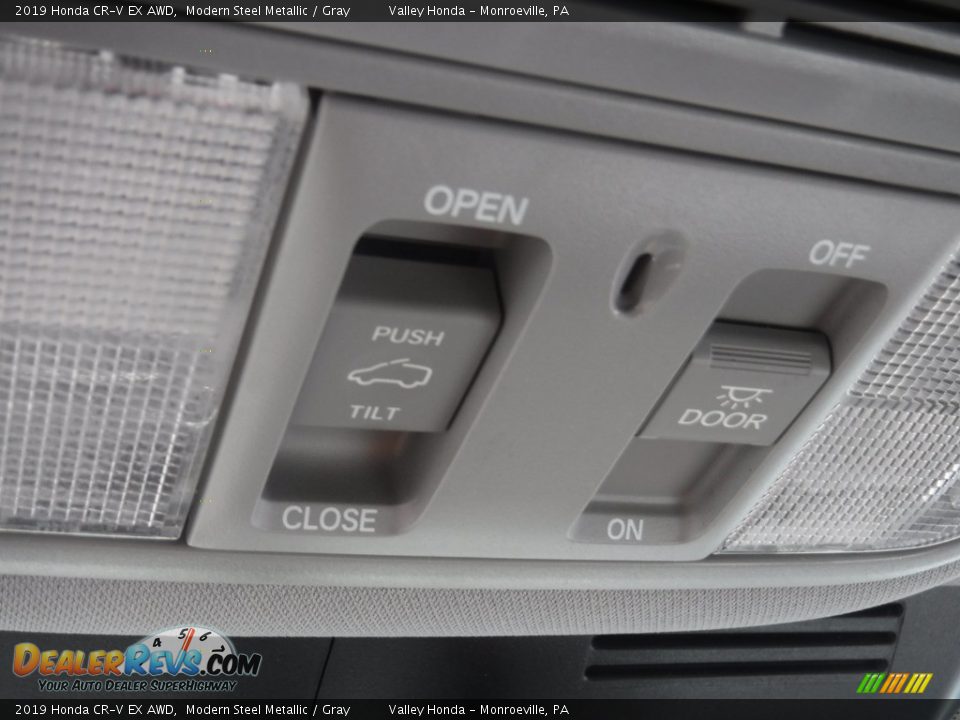 2019 Honda CR-V EX AWD Modern Steel Metallic / Gray Photo #21