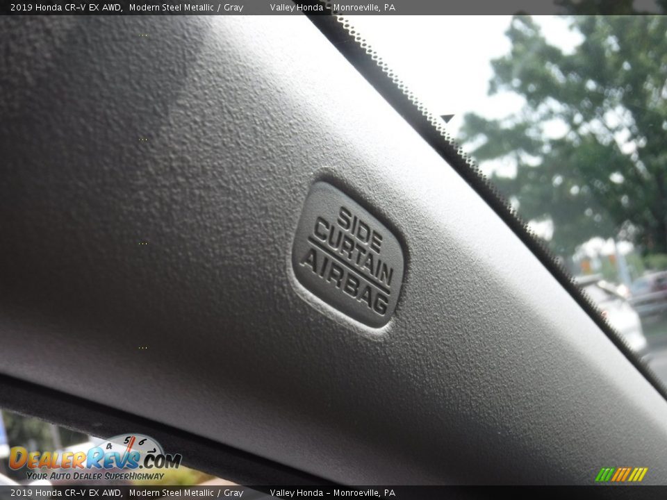 2019 Honda CR-V EX AWD Modern Steel Metallic / Gray Photo #22