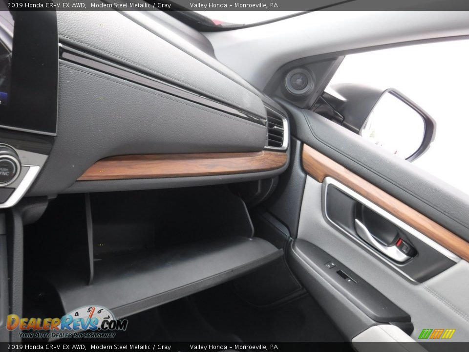 2019 Honda CR-V EX AWD Modern Steel Metallic / Gray Photo #24