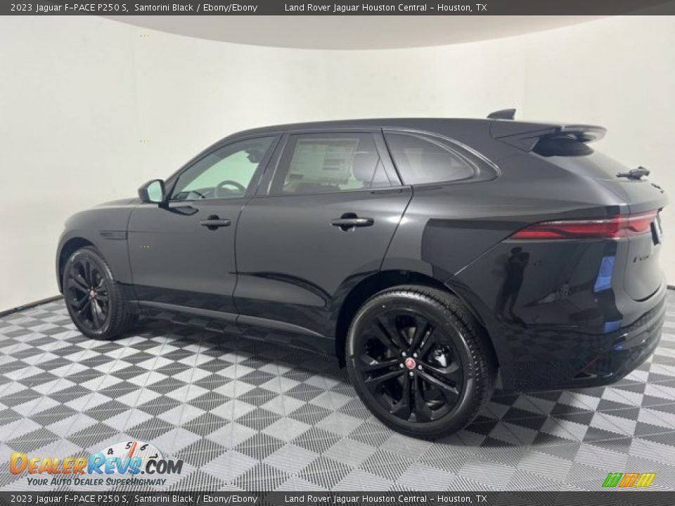 2023 Jaguar F-PACE P250 S Santorini Black / Ebony/Ebony Photo #24