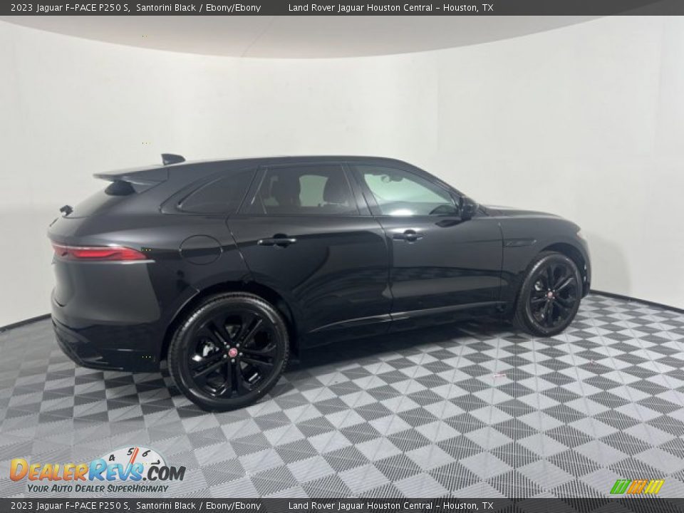 2023 Jaguar F-PACE P250 S Santorini Black / Ebony/Ebony Photo #25