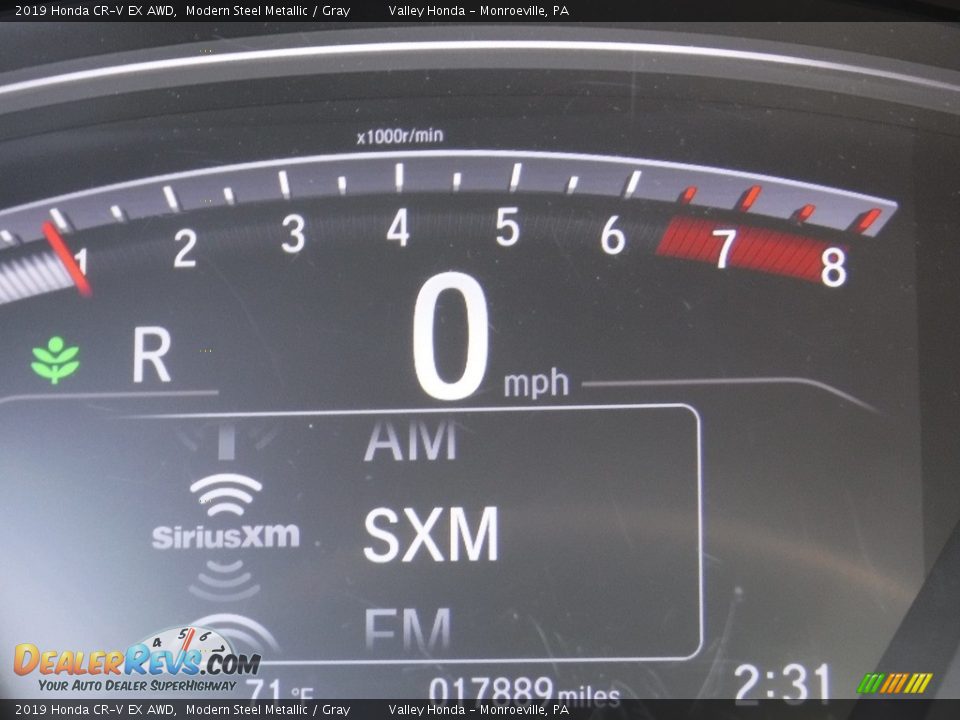 2019 Honda CR-V EX AWD Modern Steel Metallic / Gray Photo #30