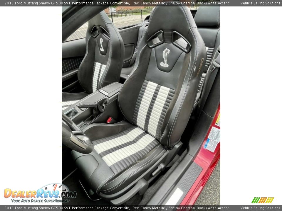 Front Seat of 2013 Ford Mustang Shelby GT500 SVT Performance Package Convertible Photo #15