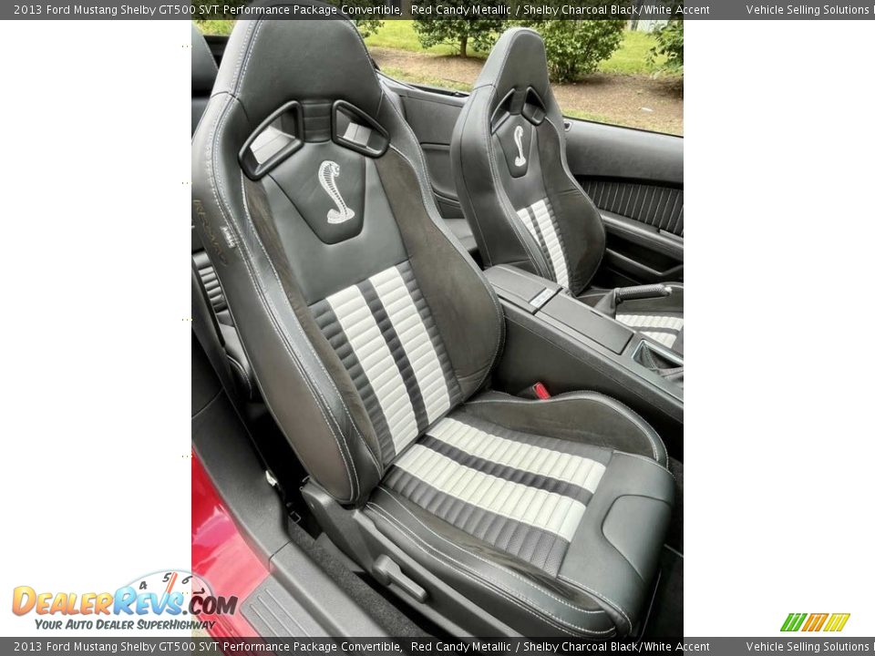 Front Seat of 2013 Ford Mustang Shelby GT500 SVT Performance Package Convertible Photo #17