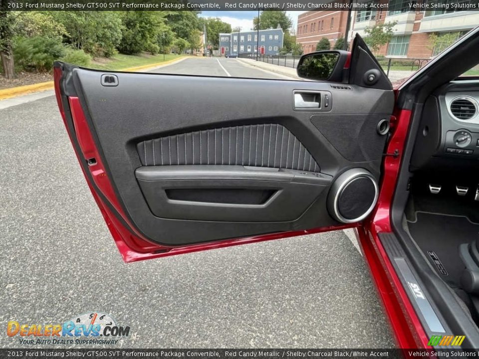 Door Panel of 2013 Ford Mustang Shelby GT500 SVT Performance Package Convertible Photo #19